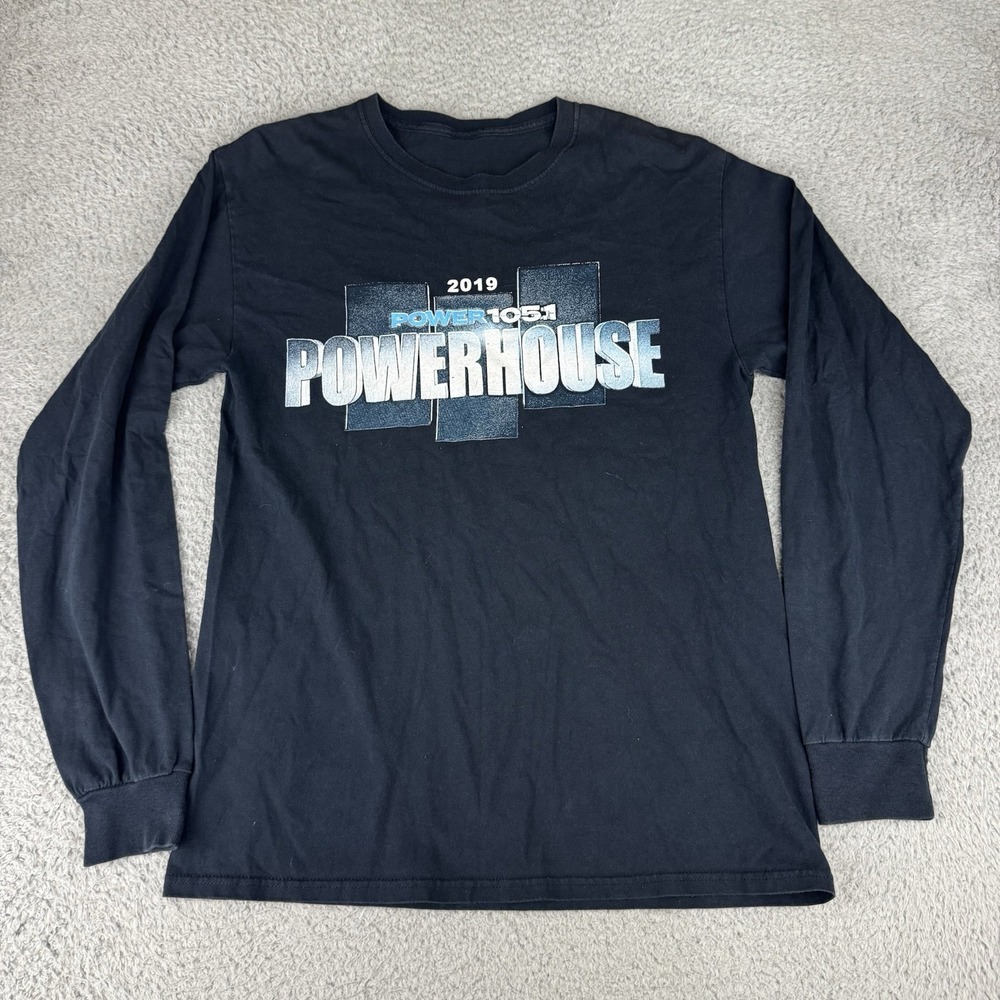 2019 Powerhouse 105.1 Migos Meek Mill Lil Baby Hip Hop Shirt Medium‎ Concert